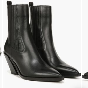 Sam Edelman - Mandey ankle bootie - black leather pointed toe